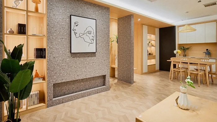 长沙装修I原木风格实景展厅案例分享·极刻美家全屋整装