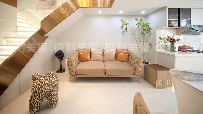 长沙—富兴金融中心-45㎡现代轻奢·极刻美家全屋整装