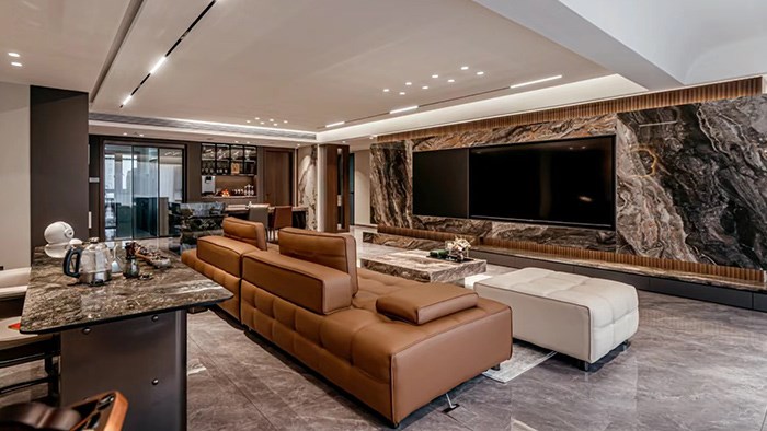 长沙-保利金香槟｜145m²意式轻奢风·极刻美家全屋整装