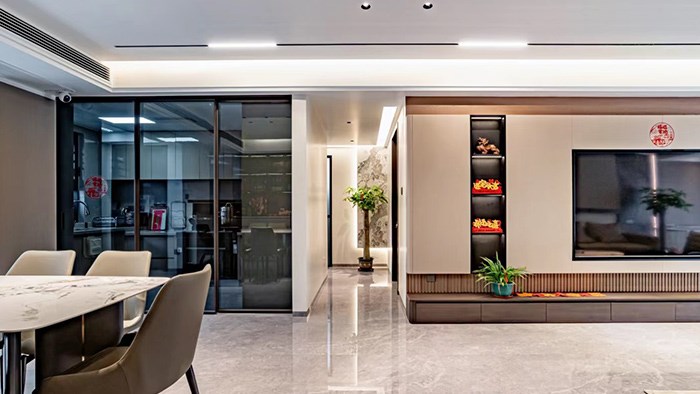 长沙 建发玖洲和玺 (完工实拍）143m²现代轻奢·极刻美家