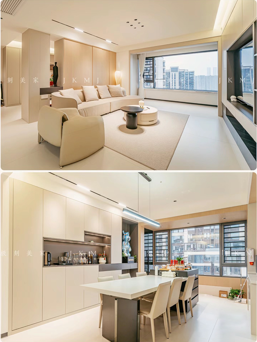 长沙-龙湖天宸原著-160m²现代奶油